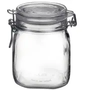 Bormioli Rocco 0.75L Swing Top Fido Square Jar | Clear