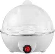 Electric Egg Steamer,7 Eggs Capacity, Rapid Auto Shut-Off Timer,Boiled Eggs,Poached Eggs,Steamed Eggs Electric Soft Hard Egg Boiler Bowl Cooker Poacher Steamer Noise Free Cooker