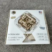 INTRISM Mini 3D MARBLE Assembly Kit 130 Pieces 6 inch CUBE PUZZLE New SEALED