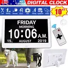10 inch Extra Large Dementia Clock LED Alarm Clocks Digital Calendar Day Clock