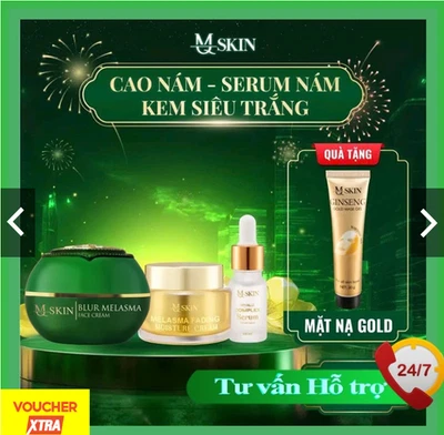 MQ SKIN Super White Melasma Cream Serum Essence Combo Freckle Treatment Set 4pcs