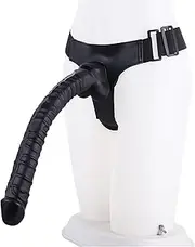 HGDTYRI Strap On Dildo 41cm Extra Long Silicone Strap-On Penis Removable Dildos with Strong Suction Cup 3 O-Rings Anal Dildo Sex Toys for Women Couples(B Flesh)
