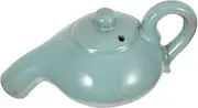 BCOATH Fountain Flowing Water Clay Pot Fish Tank Accessories Waterfall Outdoor Ornaments Aquarium Decor Fish Tank Water Circulation Jar Fountain Jar for Indoor Ceramics Sky-Blue
