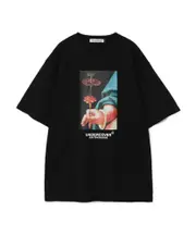 graphic-printed t-shirt 2,3 black