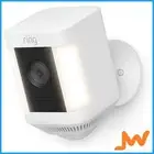 Ring Spotlight Camera Plus Battery Outdoor Camera - White