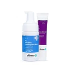 The Derma Co 5% AHA-BHA Face Gel & Foaming Face Wash - Combo (Pack of 2)