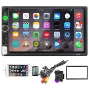 Car Stereo Double Din Bluetooth Car Radio 7 Inch MP5 Player HD Touch Screen F...