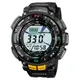 【CASIO 卡西歐】PROTREK登山錶 橡膠錶帶 防水100米(PRG-240-1DR)