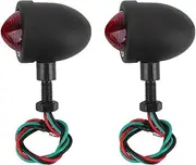 Indicators Flowing Turn Signal Motorcycle Bullet Indicator Turn Signal Light Blinker Lamp Universal 2 Pcs Turn Signal Indicator(Red)
