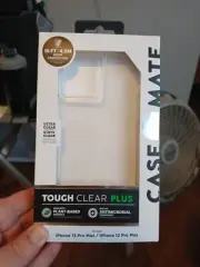 Case-Mate Apple iPhone 13 Pro Max Tough Plus Case - Clear Will Not Fit IP 12 PM