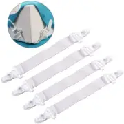 8x Elastic Bed Mattress Sheet Straps Clips Grippers Fastener Suspender Strip