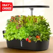Indoor Hydroponics Growing System 12 Pods LED Grow Light Herb Veggie Planter