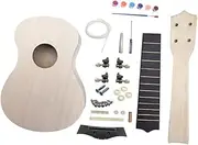 JOINPAYA 1 Set Diy Ukulele Kit Self-assemble Ukulele Fantastic Ukulele Guitar Diy Musical Instrument Tpu Headlight Film Electric Ukulele Diy Kit Wooden Suite Screw Child Bamboo