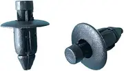 60Pcs Auto Fastener 7mm Hole Black Push Retainer Rivets Clips Fit For Toyota Automobile Door Bumper Fender Cover Trim Clip