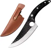 Chef Knife Hunters Serbian Forged Kitchen Butcher Boning Cleaver Hunting Knife