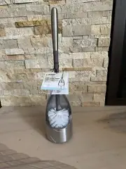 Polder BTH-6317-47T Stainless Steel/Plastic Silver Toilet Brush Caddy 17.4” New