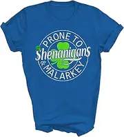 [Generic] Prone to Shenanigans and Malarkey St Patricks Day Unisex Shirt Gift Women Men