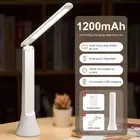2IN1 LED Desk Lamp Touch Reading Table Night Light Rechargeable Flashlight Torch