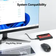 For general Portable Hard Drive Case Tape Shape Hard Drive Enclosure easy to use