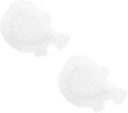 Cabilock 2pcs Manual Food Mill Ceramic Garlic Ginger Bowl for Mincing for Kitchen Baby Food Preparati