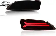 For Lexus CT200h Red LED Car Rear Bumper Reflector Tail/Brake Light W/Sequential Turn Signal,Rear Fog Light Tail Light Lamp Lens