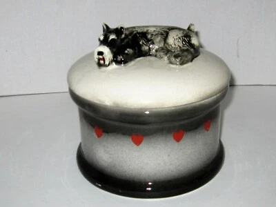 Ceramic Schnauzer Cookie Jar