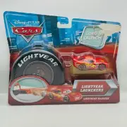 Disney Pixar Cars - LIGHTYEAR LAUNCHERS LIGHTNING MCQUEEN 2010 - 1:55 Diecast