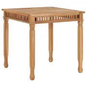 Garden Dining Table 80x80x80 cm Solid Teak Wood vidaXL