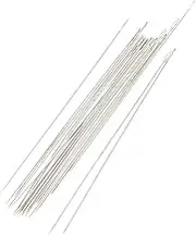 WEKAMOS 20Pcs Bead Threading Needles Superfine DIY Yarn and Embroidery Tools for Easy Bead Stringing and Craft Projects