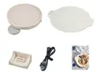 recolte RIH-1 Griddle Plate Tabletop Induction Cooking Cream White