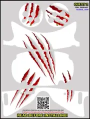 Sliced_028 full wrap Skin kit that fits the Oculus Quest 2 with controller skins