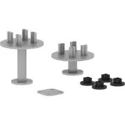 Lorell Adaptable Panel System T Connector Set (llr-90282) (llr90282)