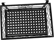 Toyvian 1 Set Hanging Railing Planters Art Flower Pot Holders for Balcony Fence Garden Decor Durable Gardening Flower Rack for Potted Plants Easy to Install and Stylish Display