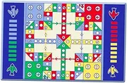 Zerodeko Flying Chess Carpet Crawl Mat Foam Play Mat for Toddlers Chess Pad Parent-boy Girl Activity Party Game Supplies