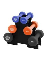 [Hacienda] 7Pc 2/3/5kg Weighted Dumbbell with Rack Set