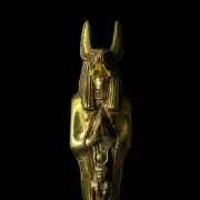 God Anubis Statue from Egyptian stone , Unique piece for the Egyptian God
