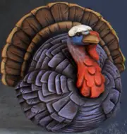 Ceramic Bisque~~ Ready to Paint~~~ Whittled Turkey