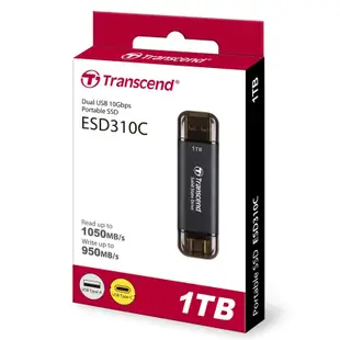 Transcend 創見 1TB 1T 固態SSD 隨身碟 行動硬碟 ESD310C 310C 310S 310P