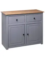 Grey Sideboard Buffet Storage Hamptons New In Box
