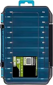 Fishing Tackle Box,Outdoor Lure Container Small Parts Case - Lure Boxes Tackle Storage Tray for Home, Angling, Handmade Studio