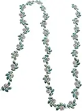OFFIGAM Rhinestone Applique DIY Dress Decorative Patch Elegant Brooch Accessory for Wedding Sashes Bridal Belt and Apparel Versatile Design for Clothing Bags and Crafts