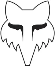FOX Legacy Head 3 Sticker, white for Men One Size