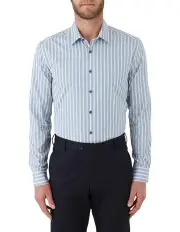[Gibson] Flame Slim Fit Shirt in Sky