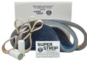 1X30 Complete Belt Assortment Includes 2 Super Strop 1X30 Leather Honing Belts