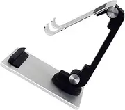 LALAFINA Rotating Cell Phone Stand Foldable Desktop Holder for Office Home Use Portable Mobile Phone Bracket for Easy Viewing Hands Convenience