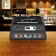 5 RCA Ypbpr Component Coaxial Audio to HDMI Video Converter Adapter for PS2 Xbvj