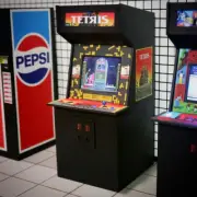 Miniature 1/12 Tetris Arcade Machine light on fit SHF Figma NECA