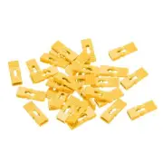 30pcs 2.54mm Jumper Cap Lengthened Short Circuit Connection Cap Yellow