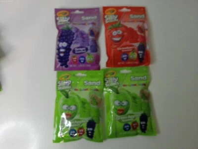 Crayola Silly Scents Sand Mold Sculpt & Play Lot of 4