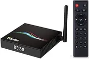 CHROX Android 11.0 TV Box, TX66 Android TV Box RK3566 Quad Core 4GB RAM 32GB ROM Support 2.4Ghz/5.0Ghz WiFi BT5.0 10/100M Ethernet 4K HDMI 2.0 DLNA 3D Smart TV Box